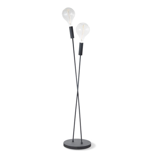 Home Sweet Home Twist 137 2L Vloerlamp zand zwart - Design Vloerlamp