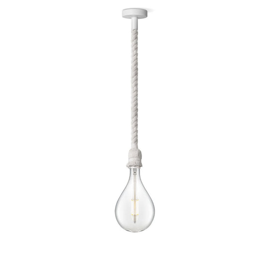 Home Sweet Home hanglamp wit Leonardo Pear - G160 - dimbaar E27 helder