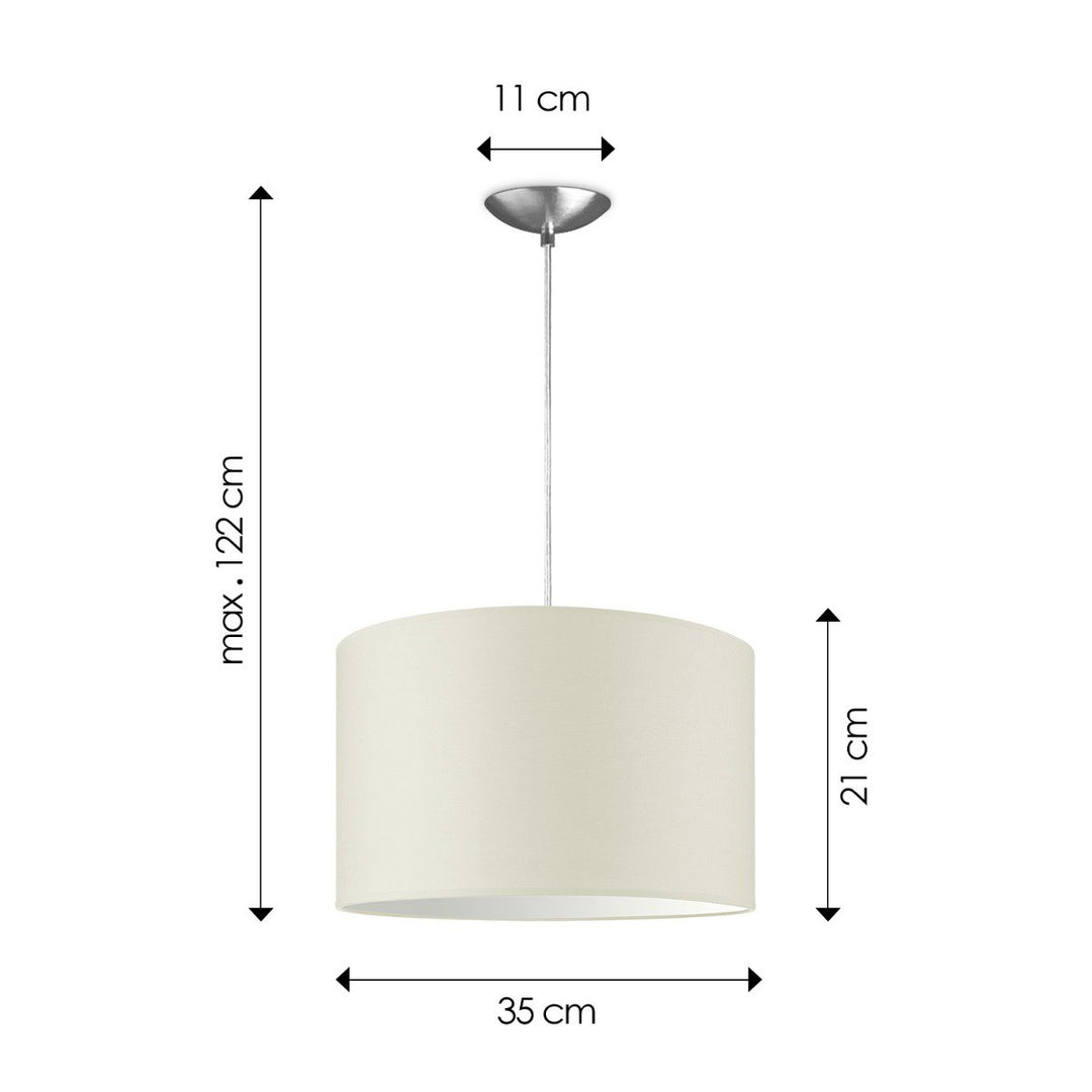 Home Sweet Home hanglamp Bling met lampenkap, E27, warm wit, 35cm