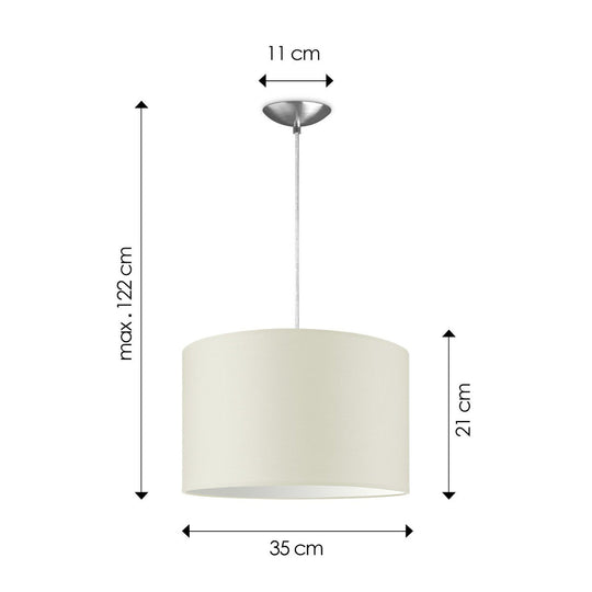 Home Sweet Home hanglamp Bling met lampenkap, E27, warm wit, 35cm