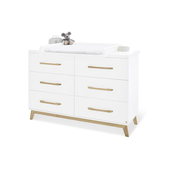 Startset 'Riva' extra breed
2 delen: ledikant, extra brede commode