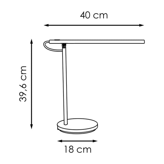 Home Sweet Home - Dox Led Bureaulamp 5W Zwart - Verstelbare