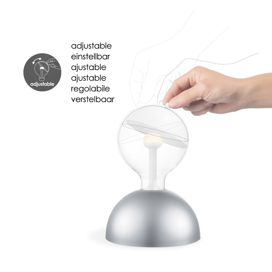 Home Sweet Home Hanglamp Move Me - Bumb Sphere 5.5W 2700K grijs-wit