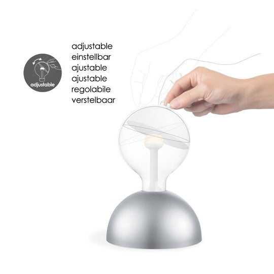 Home Sweet Home Hanglamp Move Me - Bumb Sphere 5.5W 2700K grijs-wit