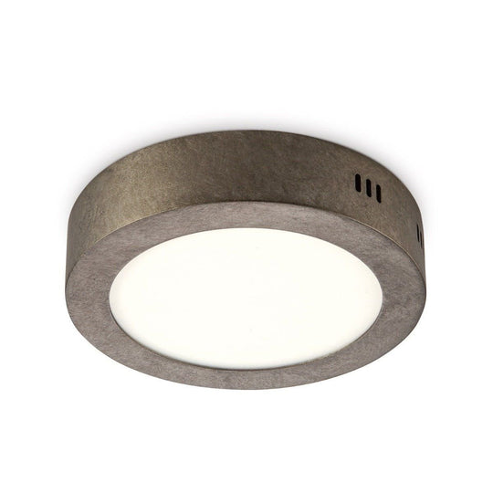 Home Sweet Home LED Plafondlamp Ska - Antraciet - Rond 17/17/3.6cm