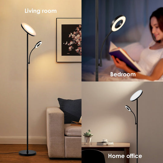 Home Sweet Home  Led leeslamp vloer - Moderne Zwart