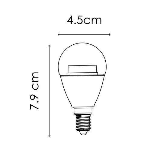 Home Sweet Home dimbare LED lamp P45 E14 5W 470Lm Warm Wit Licht