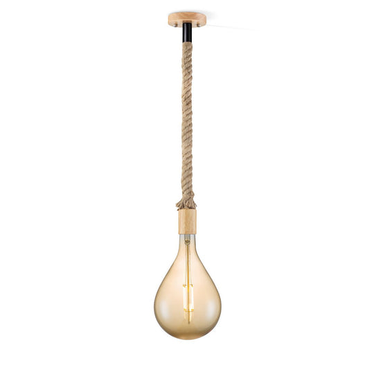 Home Sweet Home hanglamp Leonardo Pear - G160 - dimbaar E27 amber