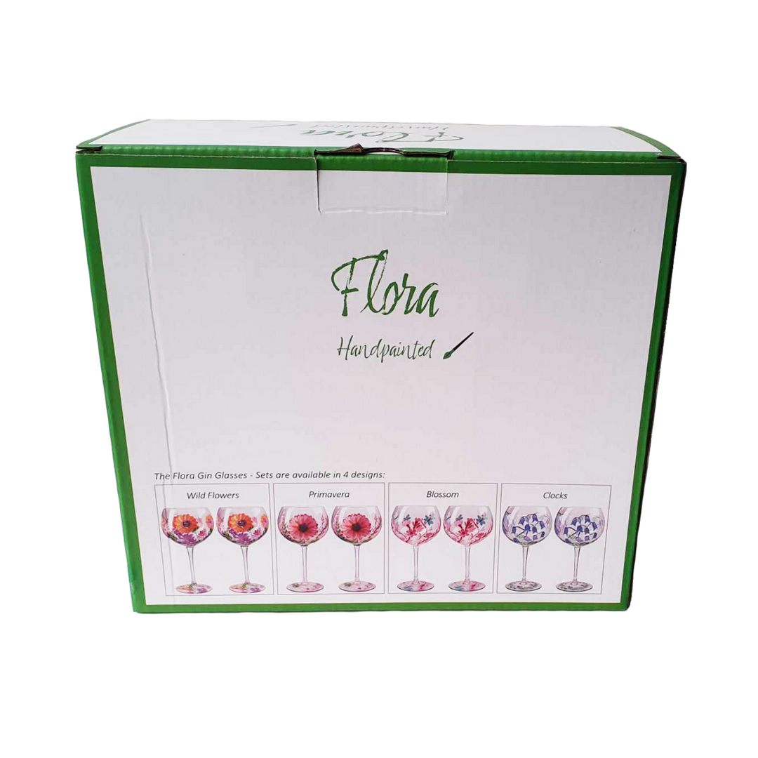 Flora Gin Glass Primavera, 650ml, 2-pack, giftbox