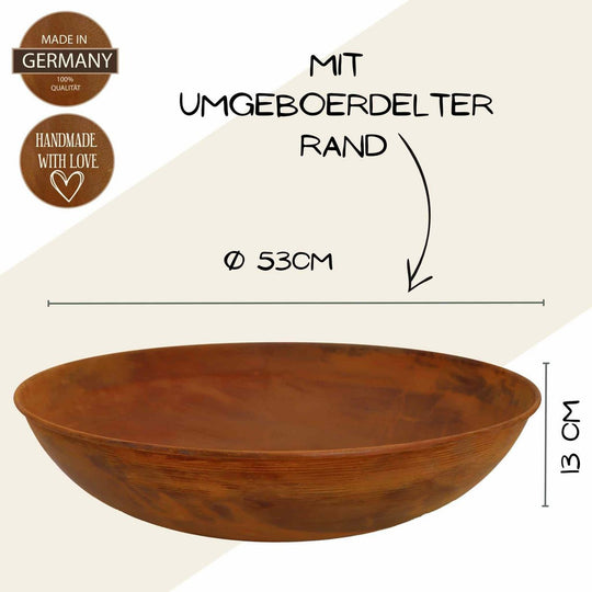 Decoratieve bloemenzuil met spreuk: geven, nemen... en plantenbak | patina tuindecoratie | verschillende varianten |