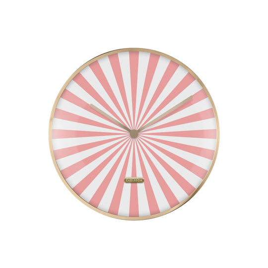 Wandklok Candy Swirl Dome