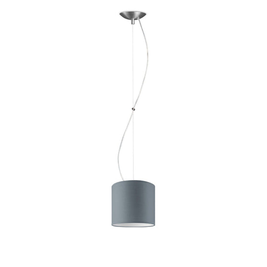 Home Sweet Home hanglamp Deluxe met lampenkap, E27, grijs, 16cm