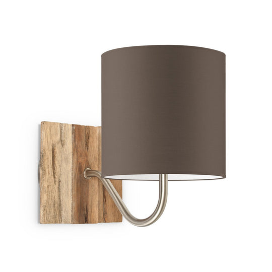 Home Sweet Home Wandlamp - Drift E27 Lampenkap taupe 16cm