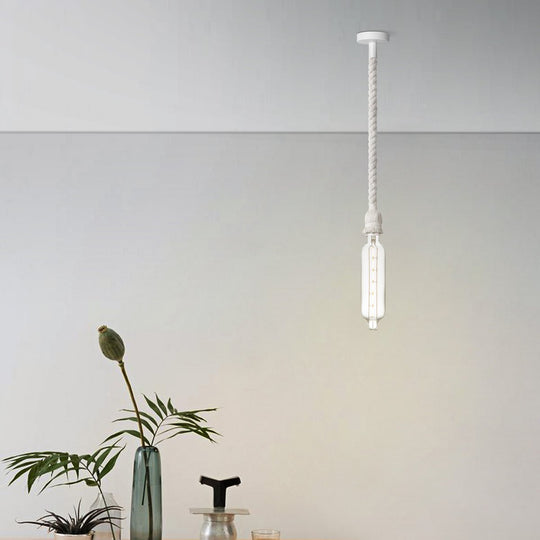 Home Sweet Home hanglamp wit Leonardo Tube - G78 - dimbaar E27 helder