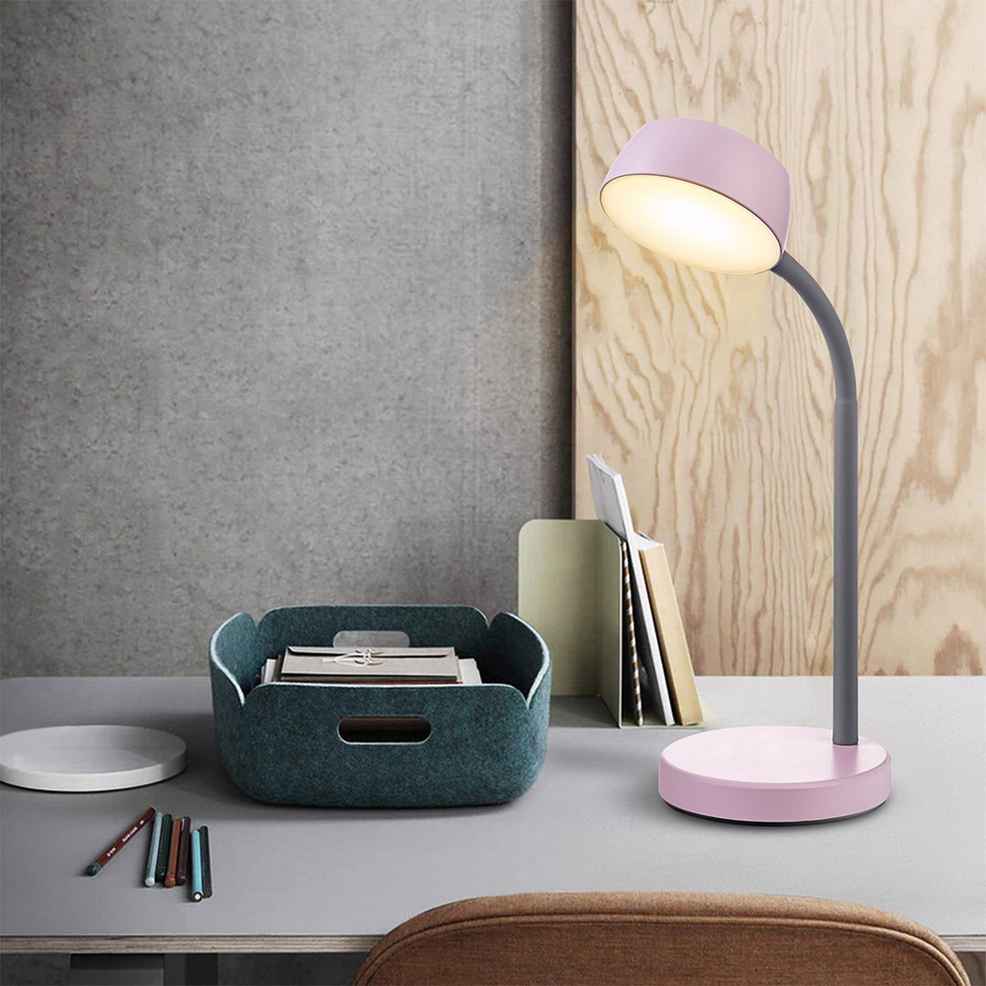 Home Sweet Home - College Led Bureaulamp 5W Roze - Verstelbaar