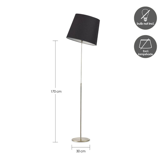 Home Sweet Home Moderne Vloerlamp - Crooked - Staande Lamp - Zwart