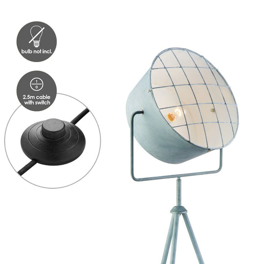 Home Sweet Home Clemento 163 - Industri?le Vloerlamp Beton