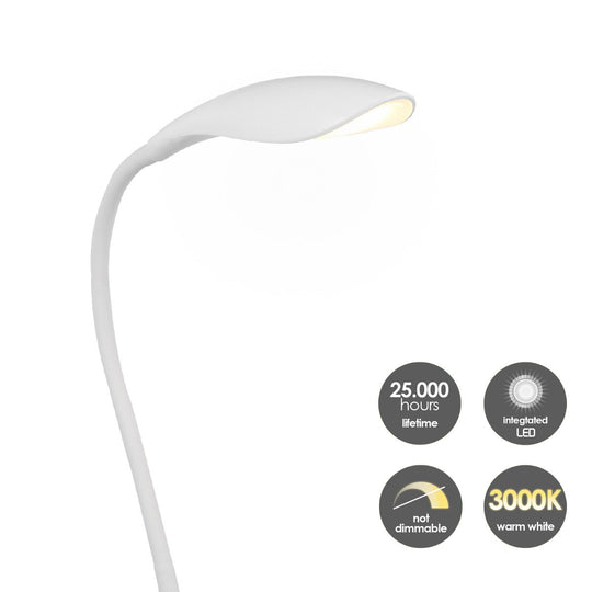 Home Sweet Home - Wing Led Bureaulamp 4W Wit - Verstelbare