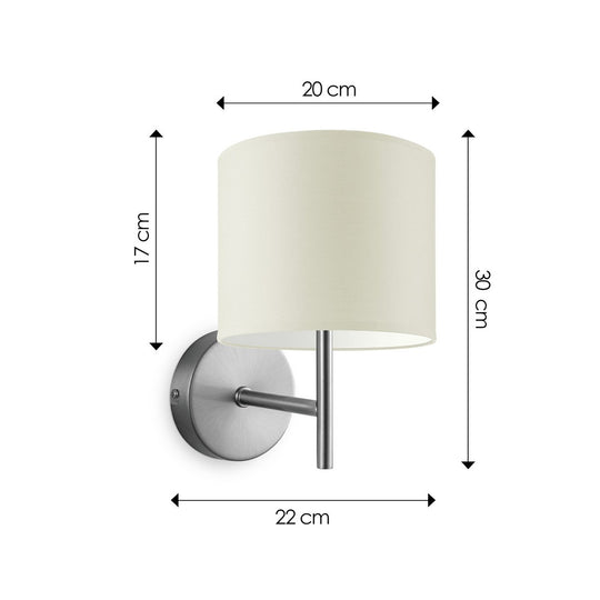 Home Sweet Home Wandlamp - Mati E27 Lampenkap warm wit 20cm