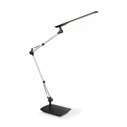 Home Sweet Home - Pro Led Bureaulamp 4W Zilver - Zwart - Verstelbare