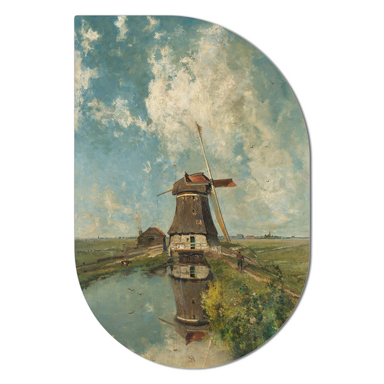 ScandiArt molen aan een poldervaart