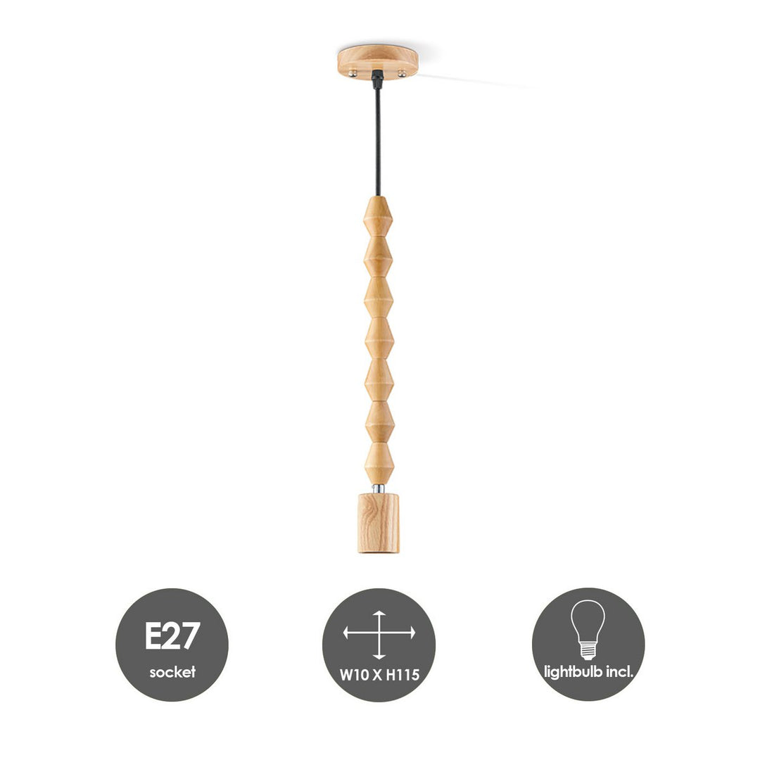 Home Sweet Home hanglamp Dana Ovaal - LED lamp - dimbaar E27 amber