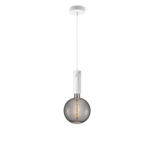 Home Sweet Home hanglamp Marmer Saga - G180 - dimbaar E27 rook