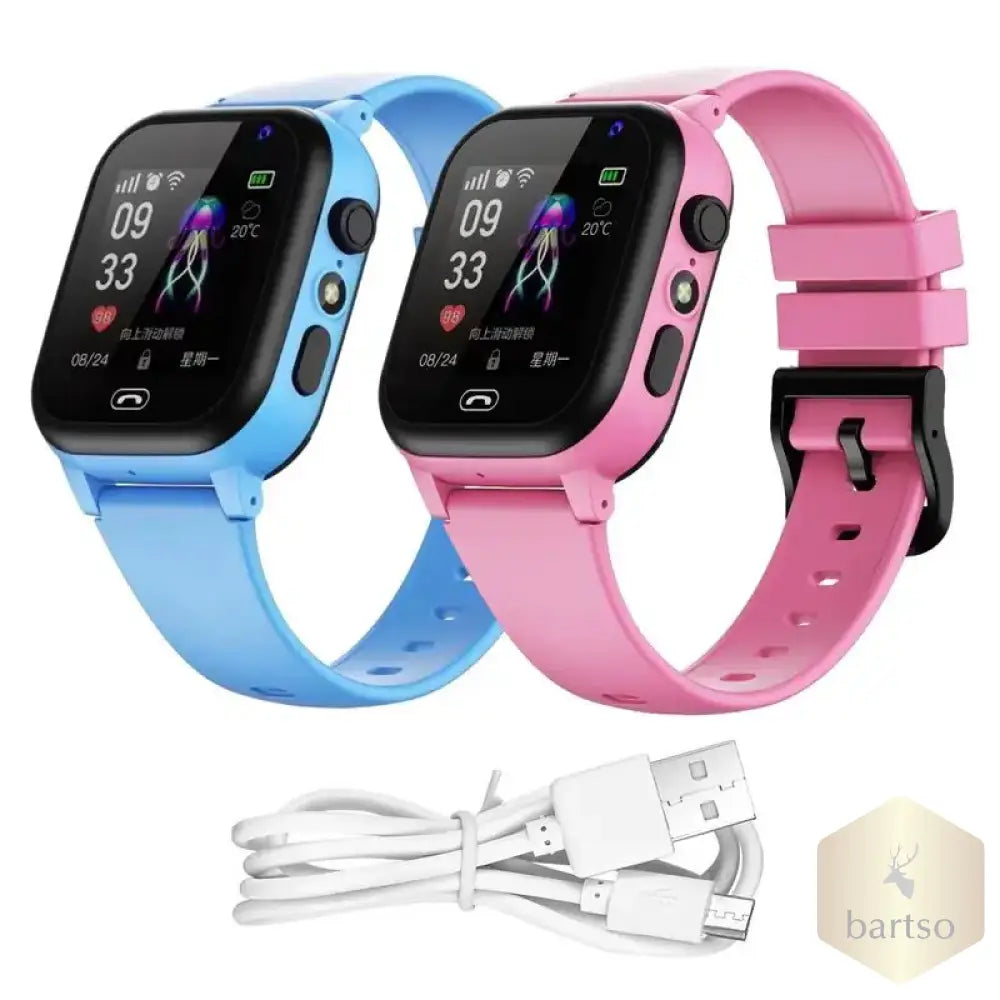 Bestverkochte Bartso Kinder Smartwatch 2025 – Beveilig je kind met SOS-functie & bel/chat direct – Slechts beperkte