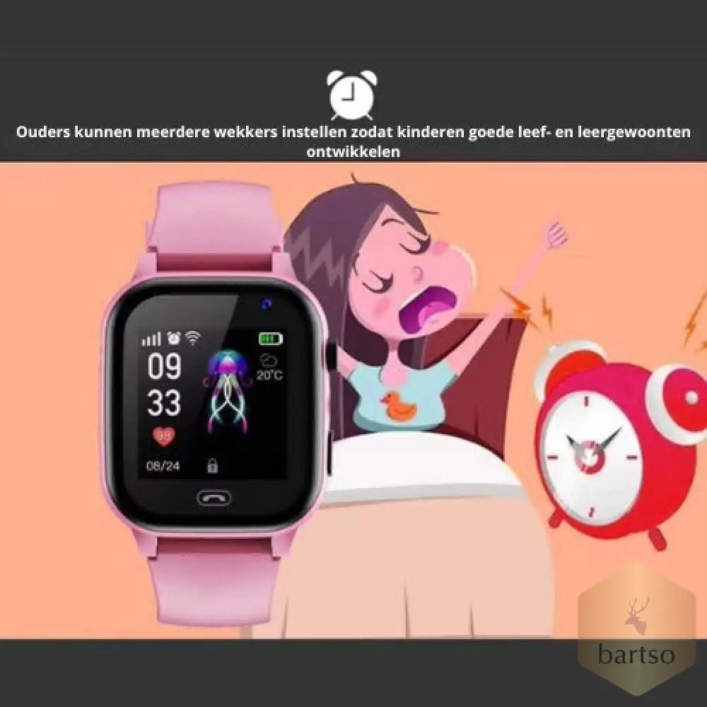 Bestverkochte Bartso Kinder Smartwatch 2025 – Beveilig je kind met SOS-functie & bel/chat direct – Slechts beperkte