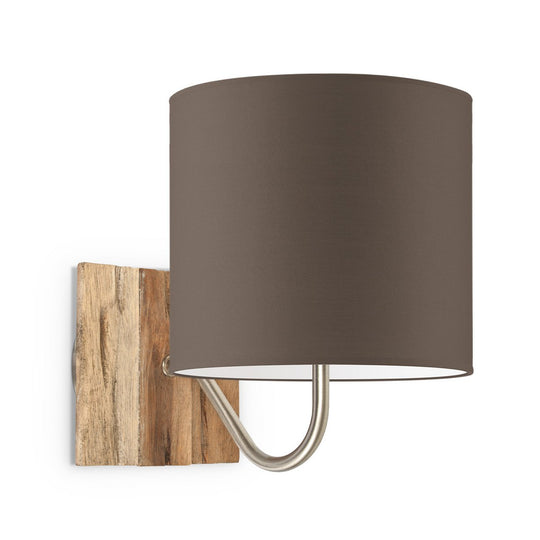 Home Sweet Home Wandlamp - Drift E27 Lampenkap taupe 20cm