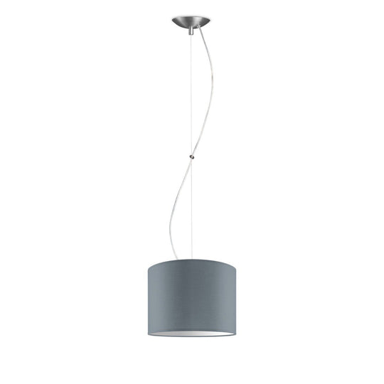 Home Sweet Home hanglamp Deluxe met lampenkap, E27, grijs, 25cm