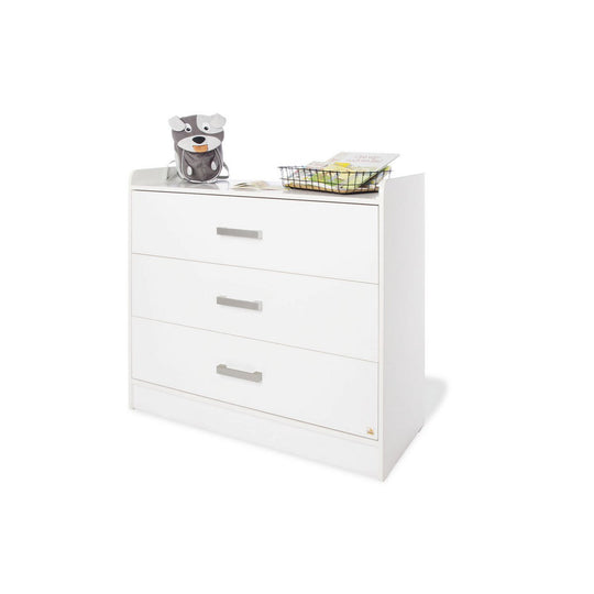 Startset 'Hilda &Viktoria' breed, wit2 onderdelen: huisbed, brede commode