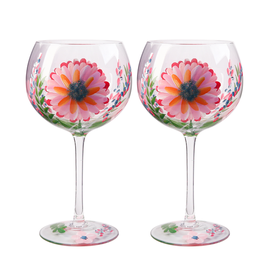 Flora Gin Glass Primavera, 650ml, 2-pack, giftbox