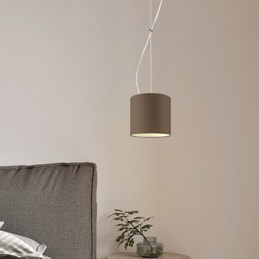 Home Sweet Home hanglamp Deluxe met lampenkap, E27, taupe, 16cm