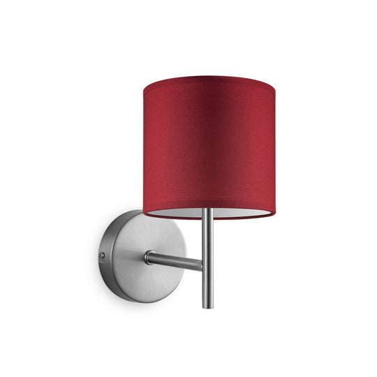 Home Sweet Home Wandlamp - Mati inclusief Lampenkap E27 rood 16x15cm