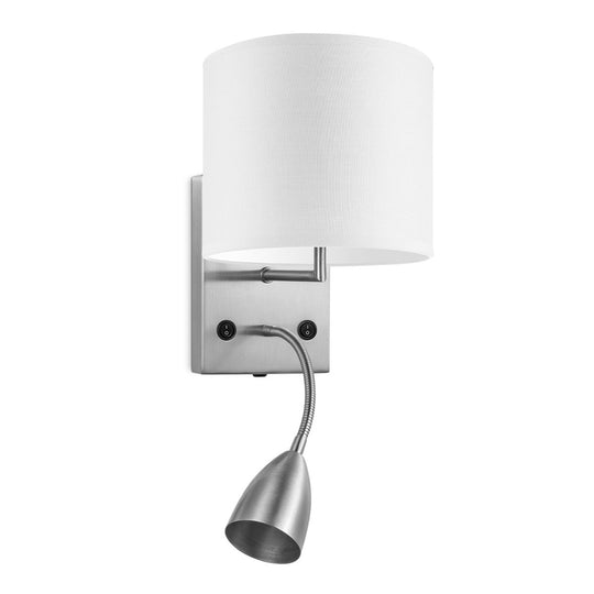 Home Sweet Home Wandlamp - Leeslamp, LED Leeslamp, E27, wit 20cm