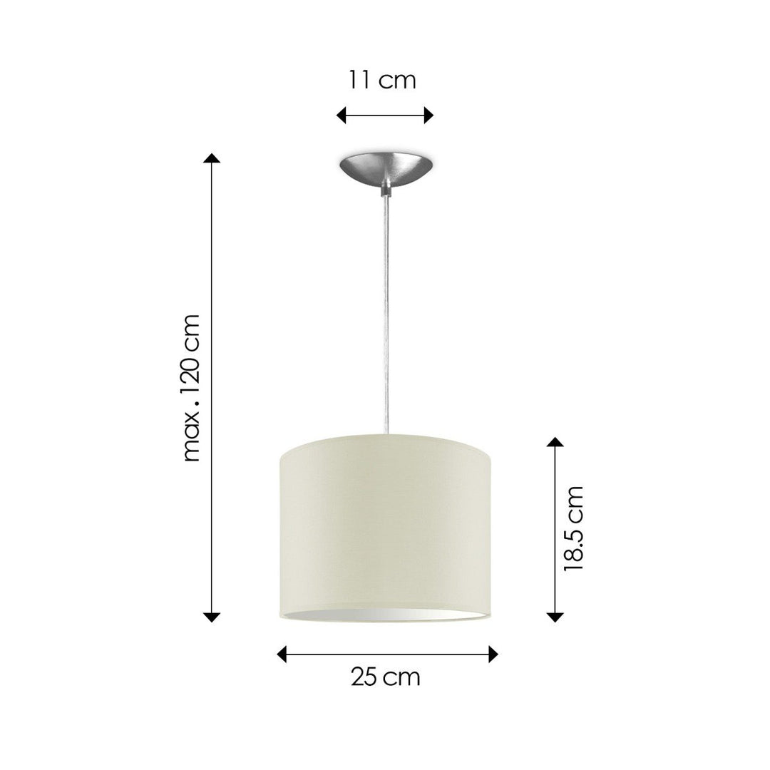 Home Sweet Home hanglamp Bling met lampenkap, E27, warm wit, 25cm