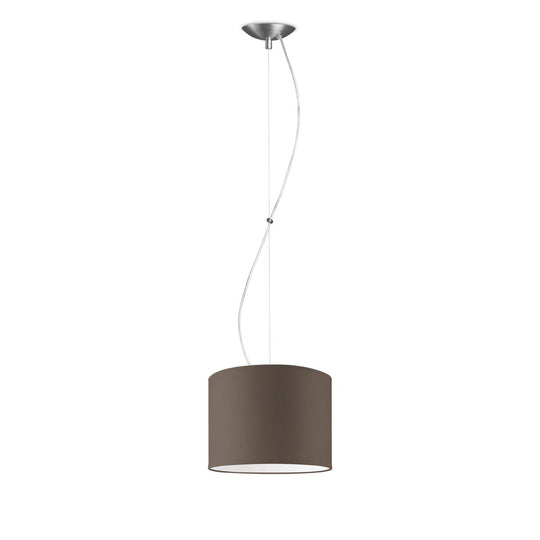 Home Sweet Home hanglamp Deluxe met lampenkap, E27, taupe, 25cm