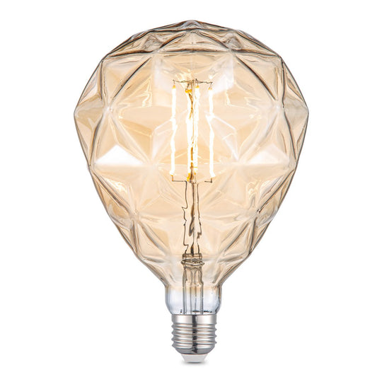 Home Sweet Home dimbare LED Globe Deco E27 G125 4W 400Lm 2700K Amber