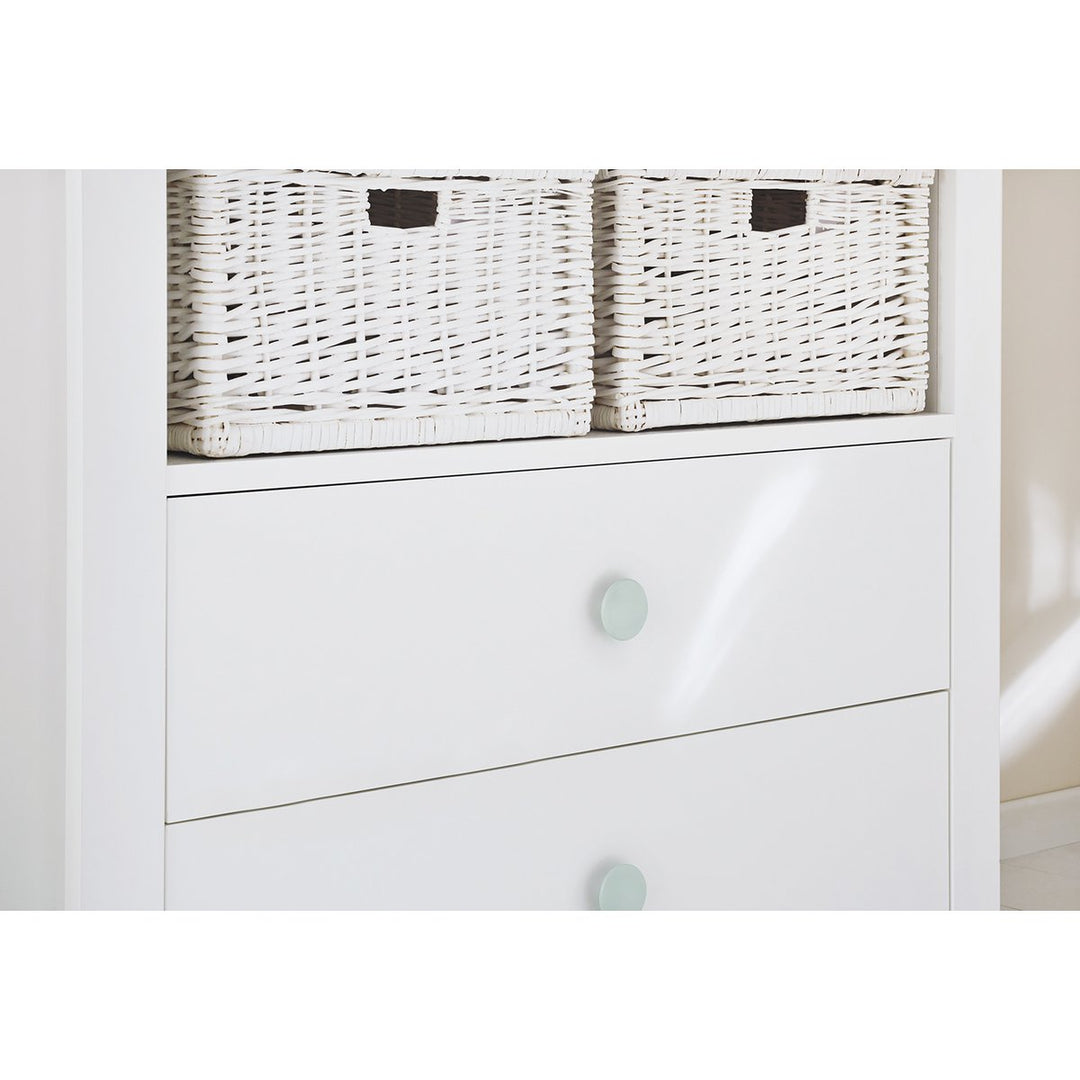 Startset 'Florentina' breed, incl. brede kast
3 delen: ledikant, brede commode incl. Brede kast