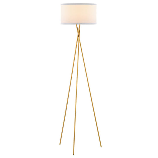 Home Sweet Home Moderne Vloerlamp - Lampenkap Wit - 53x53x138