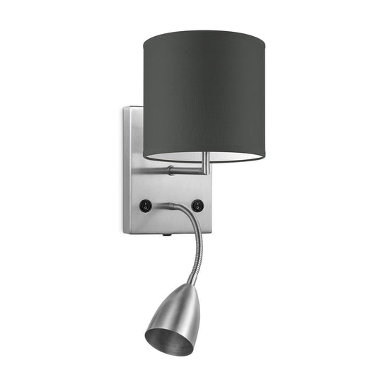 Home Sweet Home Wandlamp - Read, LED Leeslamp, E27, antraciet 16cm