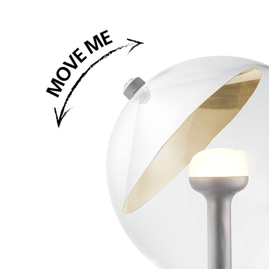 Home Sweet Home dimbare LED lamp Cone zilver G120 E27 5W 400Lm