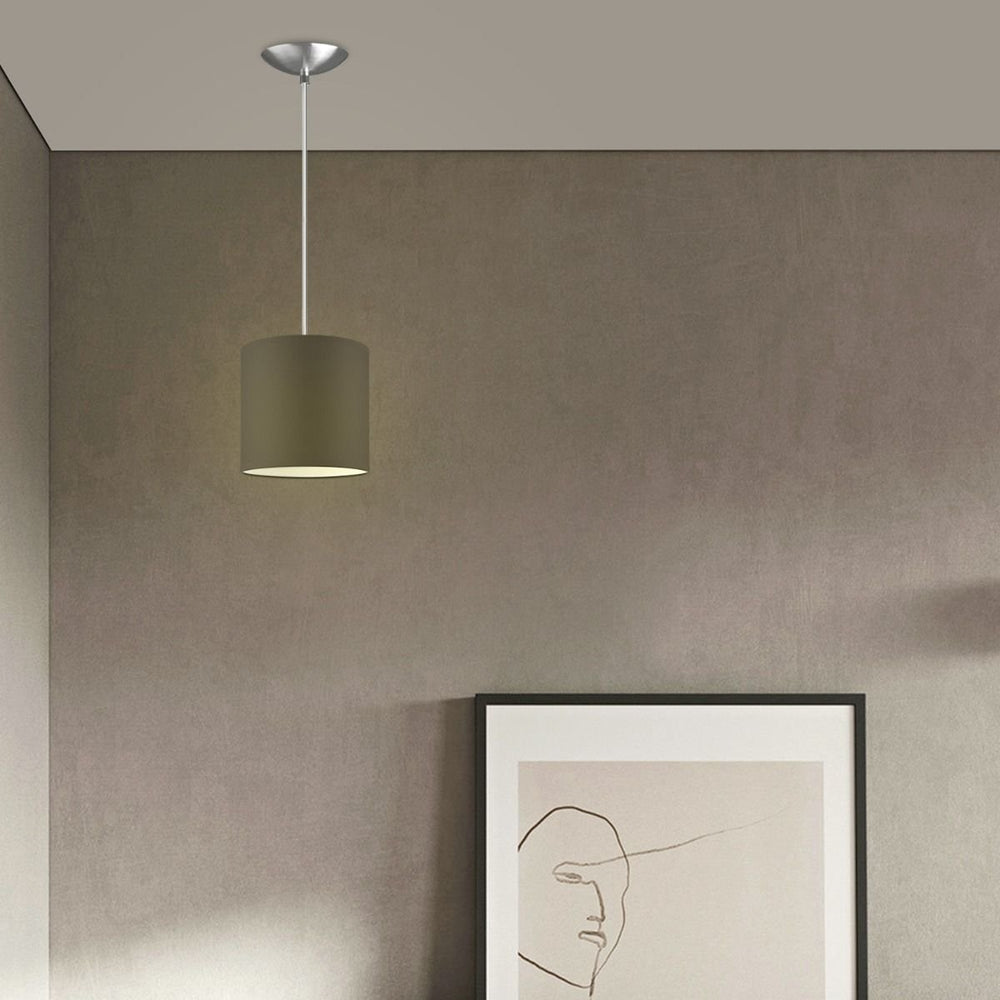 Home Sweet Home hanglamp Bling met lampenkap, E27, taupe, 16cm