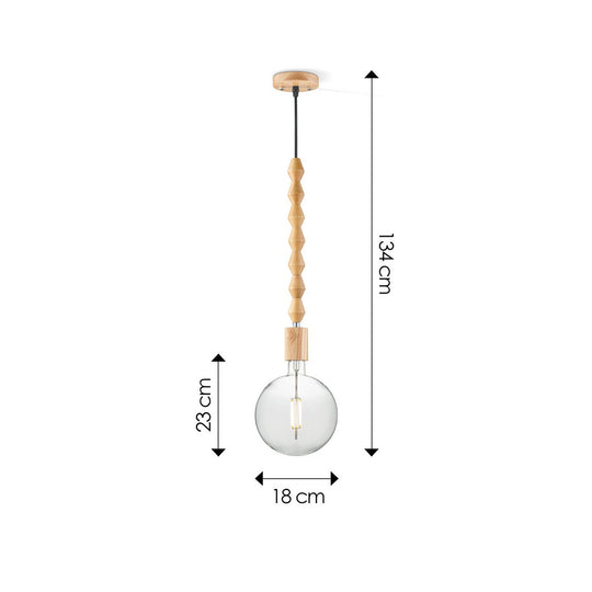 Home Sweet Home hanglamp Dana Globe - LED G125 -dimbaar E27 helder