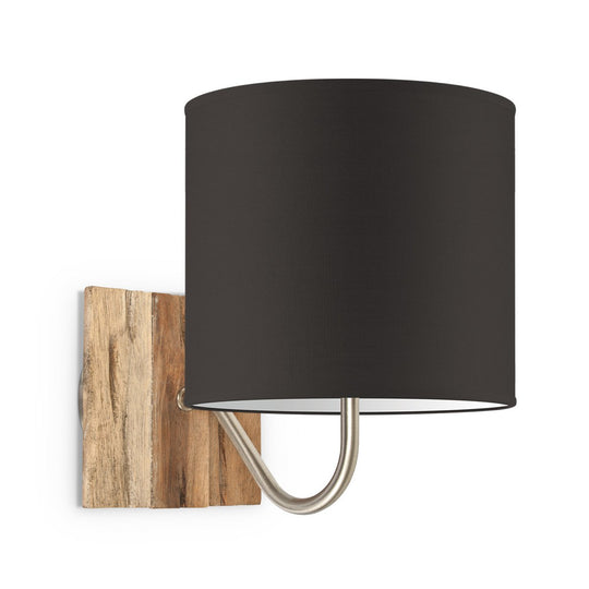 Home Sweet Home Wandlamp - Drift E27 Lampenkap chocolade 20cm